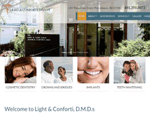 Tablet Screenshot of lightandconfortidmds.com